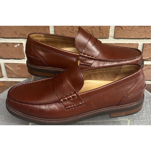 Men\'s Cole Haan Brown Leather Loafers Shoes Size 10M Made in India main image 8